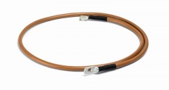 Провод АКБ с наконечниками D=8мм, L=500мм, сечение 16 мм2, "+" (коричневый)